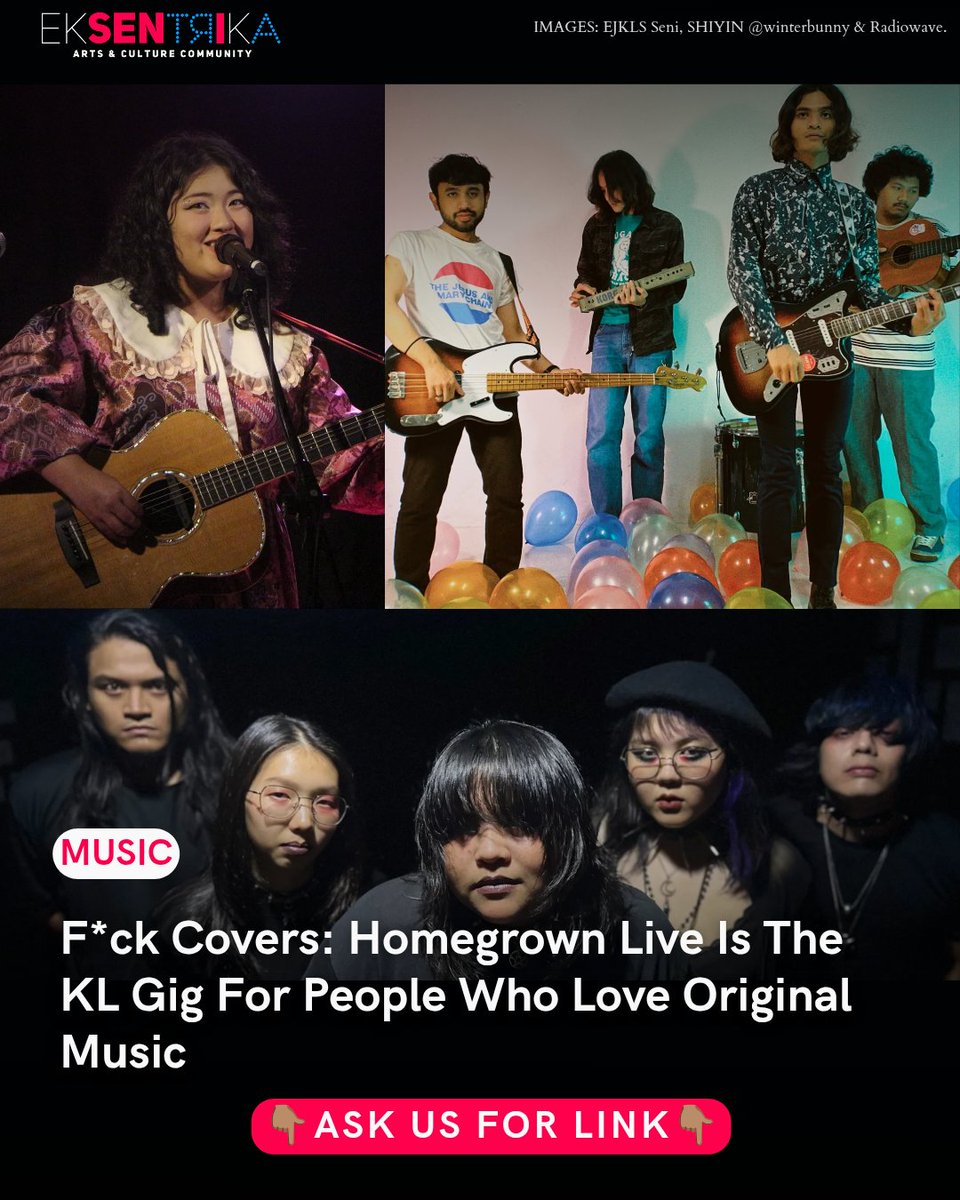 Curious what original music from Malaysia’s homegrown talents sound like? Find out at EJKLS Seni’s Homegrown Live 2 gig series.

Learn more 👇🏽

eksentrika.com/homegrown-live…
