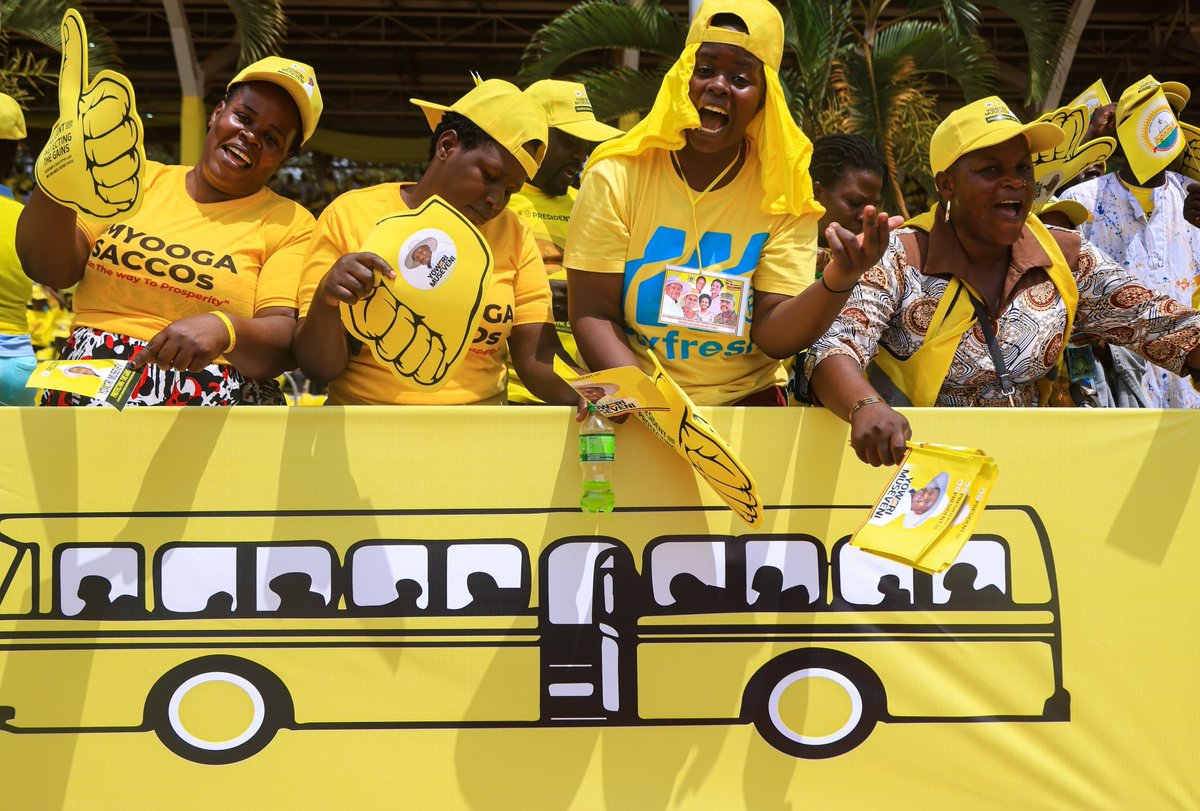 As elections continue with voting of District/ City Local Government Chairpersons, Mayors and Councillors, i urge every eligible citizen to only vote for <a href="/NRMOnline/">NRM Party</a> flag bearers as they'll effectively work with President <a href="/KagutaMuseveni/">Yoweri K Museveni</a> to spur tangible development in this