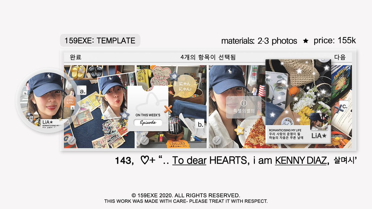 159exe's tweet image. ˙ᴗ˙ A repost would be very appreciated

halo! aku mau sell template layout RAE dan KENNY DIAZ di bawah ini, yang nantinya bisa kamu jemput mulai dari sekarang, via dm atau telegram 📮⭐️. price tertera di foto ya! 🔖

untuk detailsnya bisa scroll tweet ini #zonauang