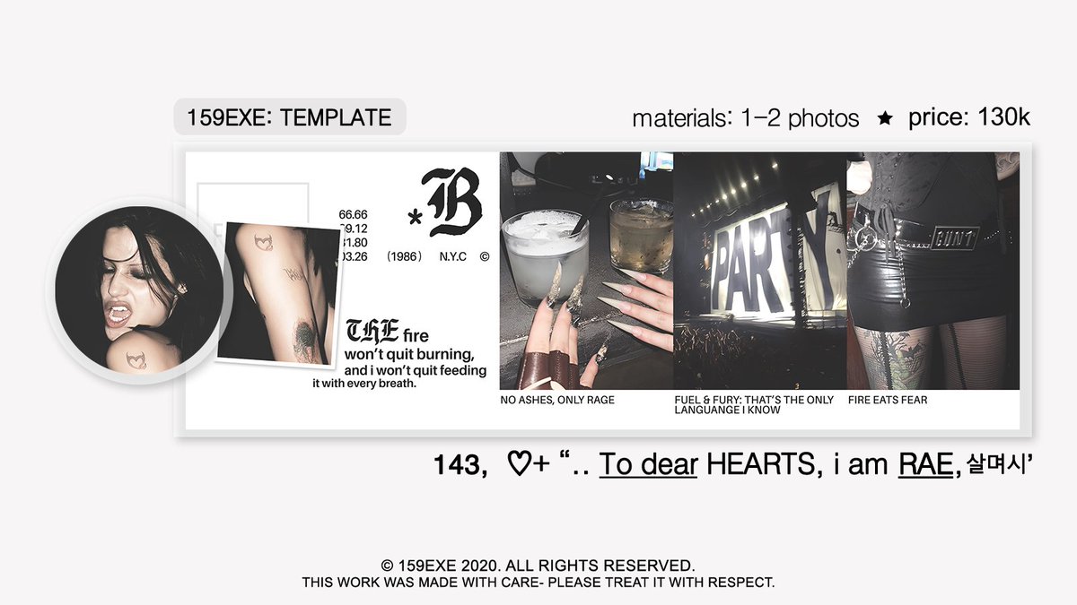 159exe's tweet image. ˙ᴗ˙ A repost would be very appreciated

halo! aku mau sell template layout RAE dan KENNY DIAZ di bawah ini, yang nantinya bisa kamu jemput mulai dari sekarang, via dm atau telegram 📮⭐️. price tertera di foto ya! 🔖

untuk detailsnya bisa scroll tweet ini #zonauang