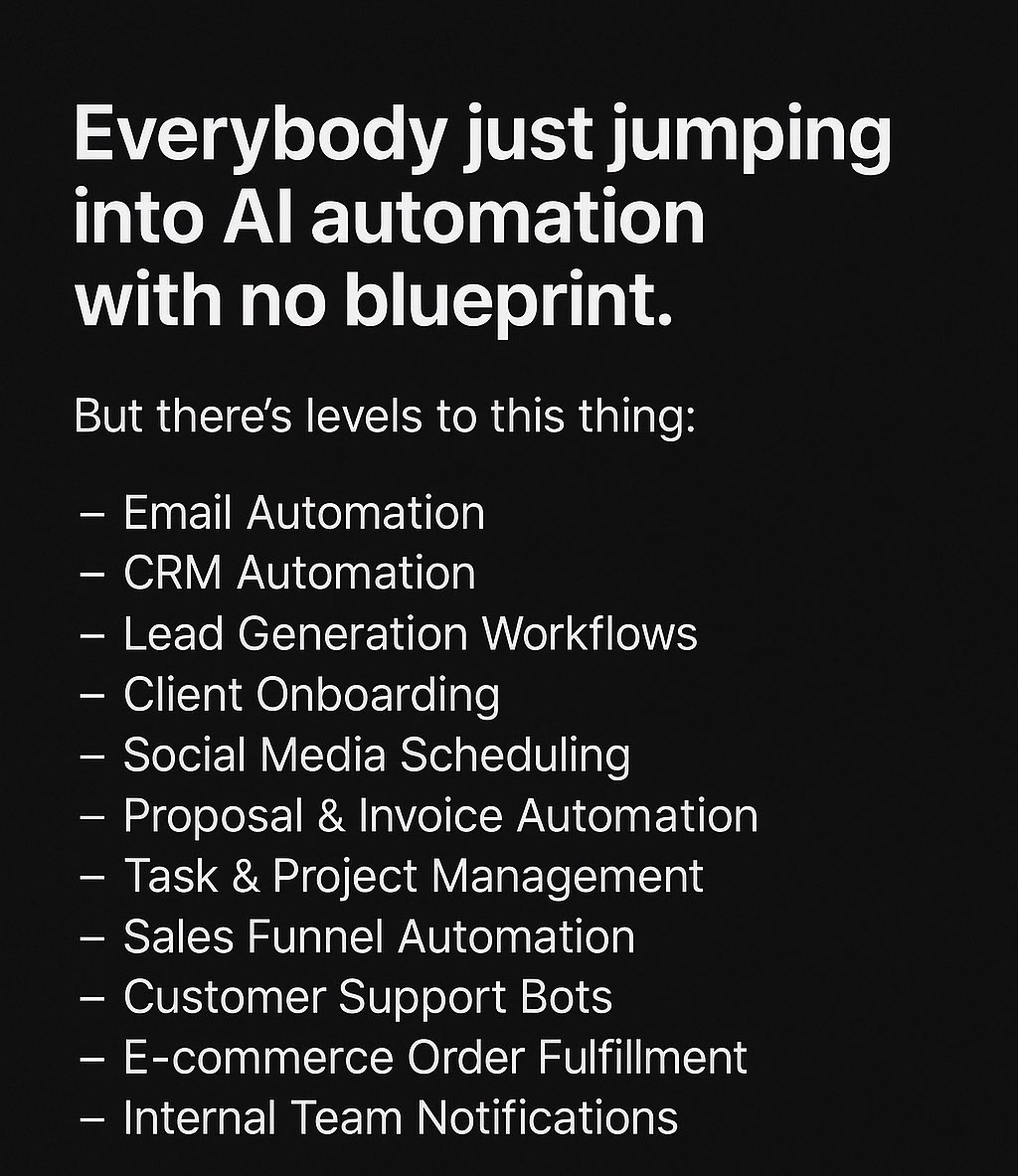AUTOMATEWITHOLA's tweet photo. Automation niche if you're a beginner. 

Don't be a jack of all trades. 

Choose one or three.

Copied! https://t.co/OQmiqBaqEX