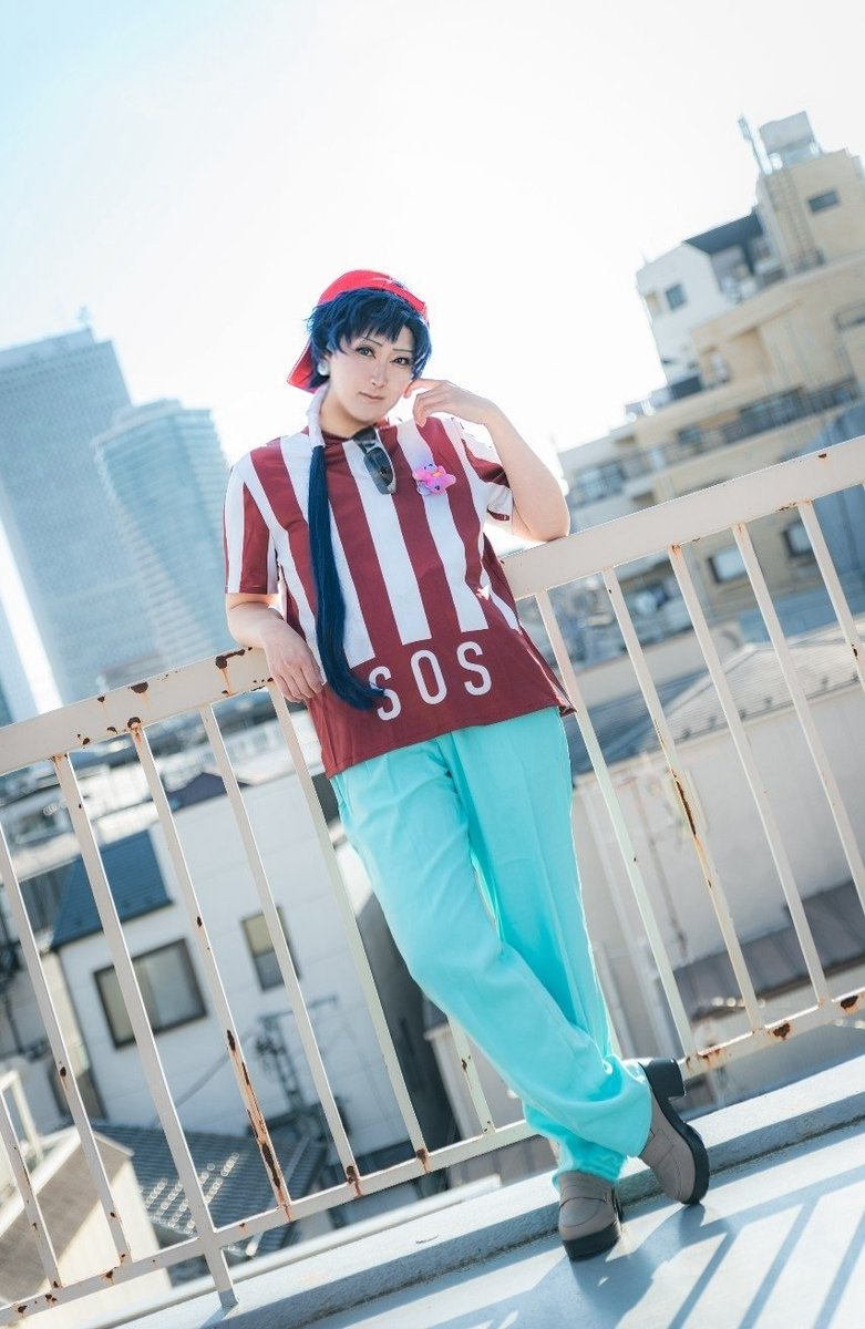 【Cosplay】
美少女戦士セーラームーン
セーラースターズ　星野光

待ち合わせは、ディスコの屋上で

#セラムンコスプレ部 
#エモスタ