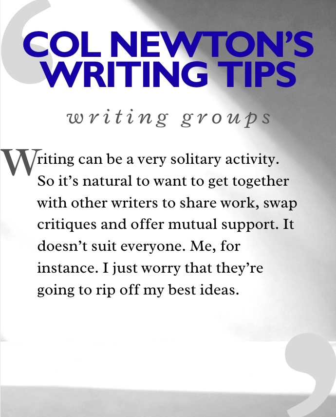 rnmorris's tweet image. When it comes to #writinggroups, Col has a balanced view... #writingcommunity To find out more about Col and his approach to writing, see my novel Cover Story @SharpeBooks @aspectsofcrime @CrimeTimeUK  amazon.co.uk/Cover-Story-R-…