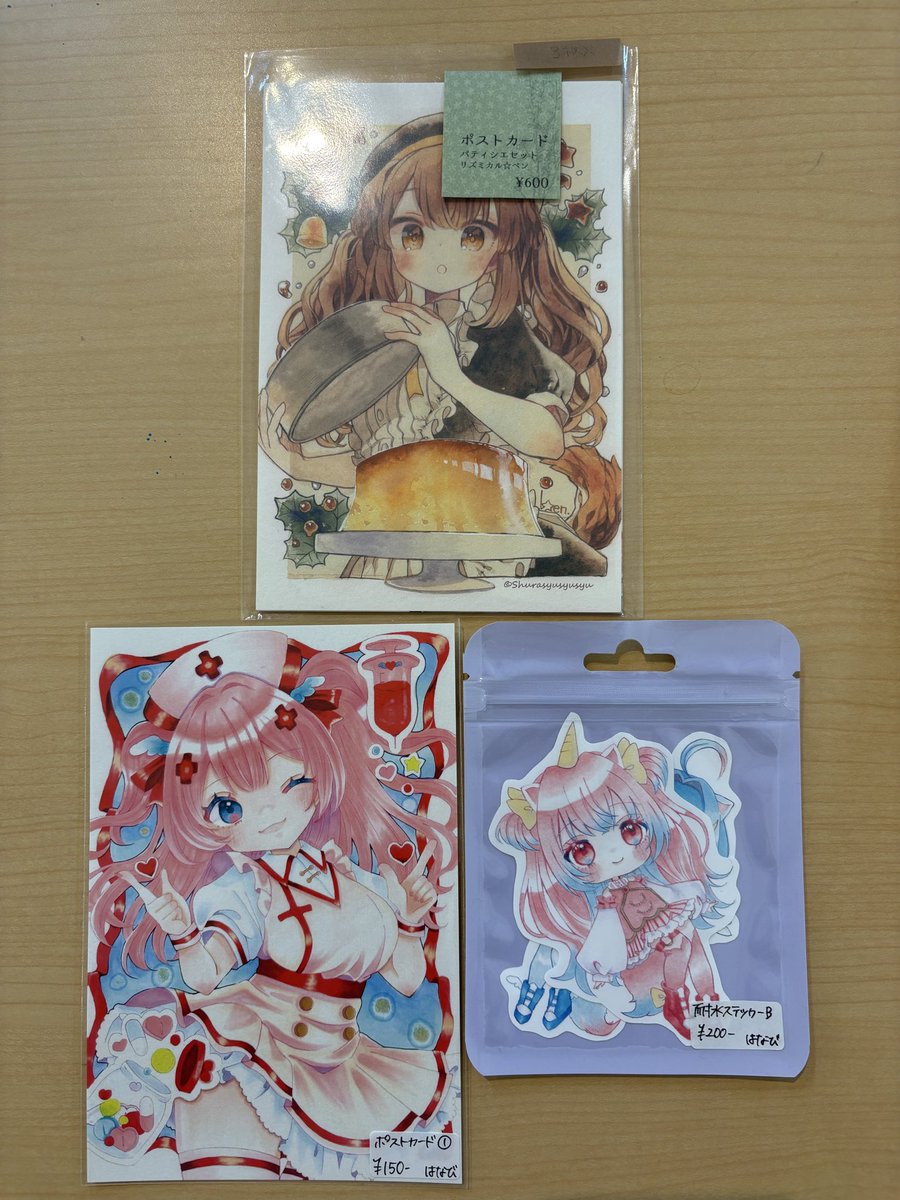 NELKE RIRIKO バースデーポストカード&ステッカー NELKE #RIRIKO