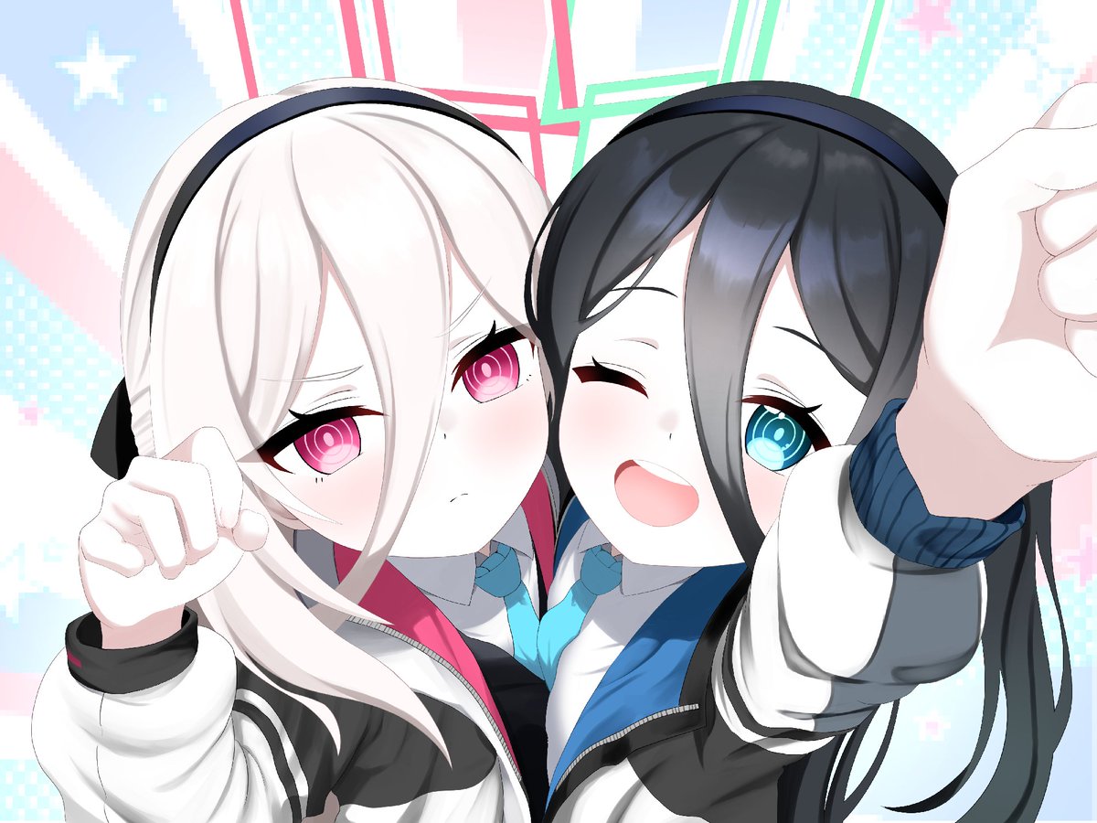 「ダブル主人公ですっ！！！」
＃ブルアカ