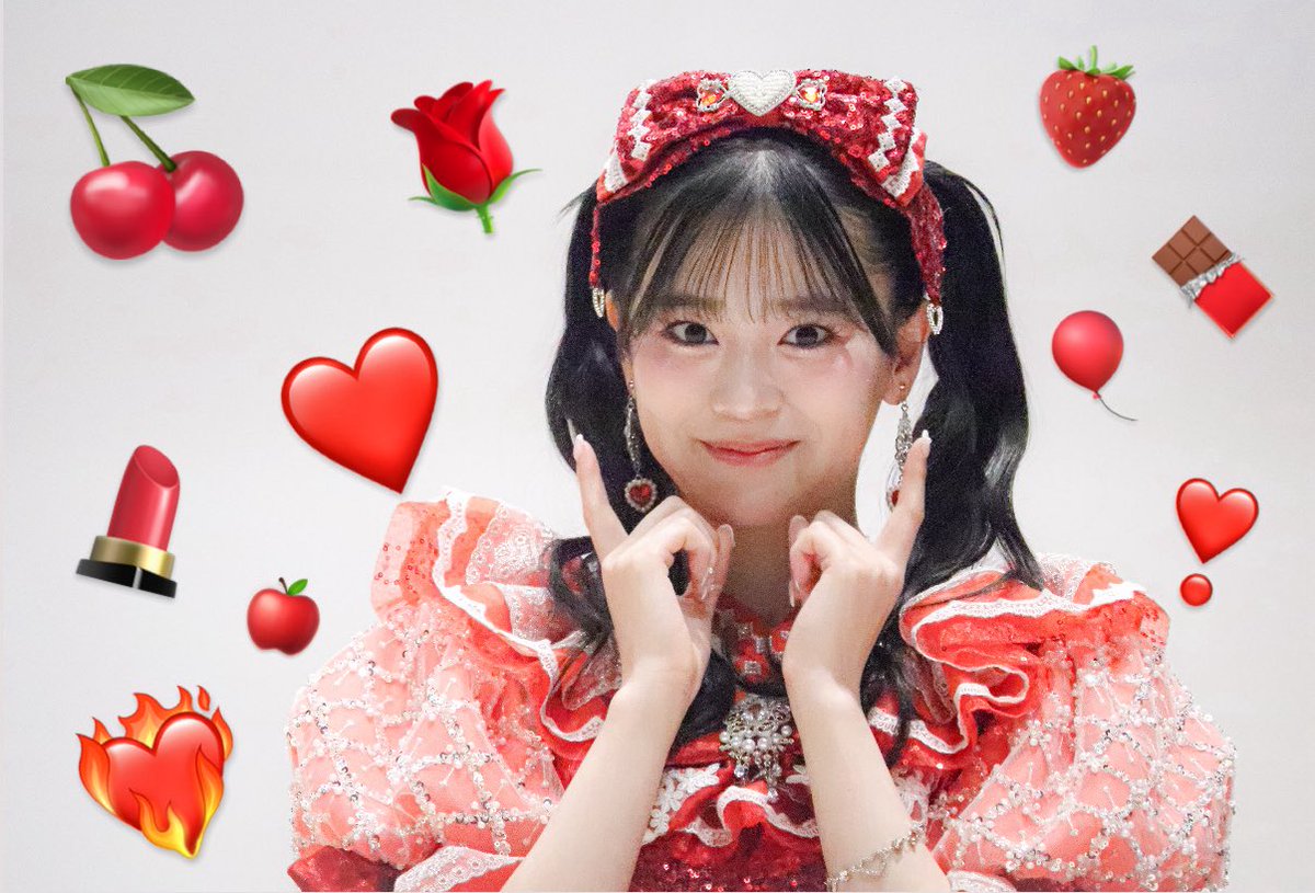 超ときめき♡宣伝部の赤といえば〜❤️ #坂井仁香 #超とき宣