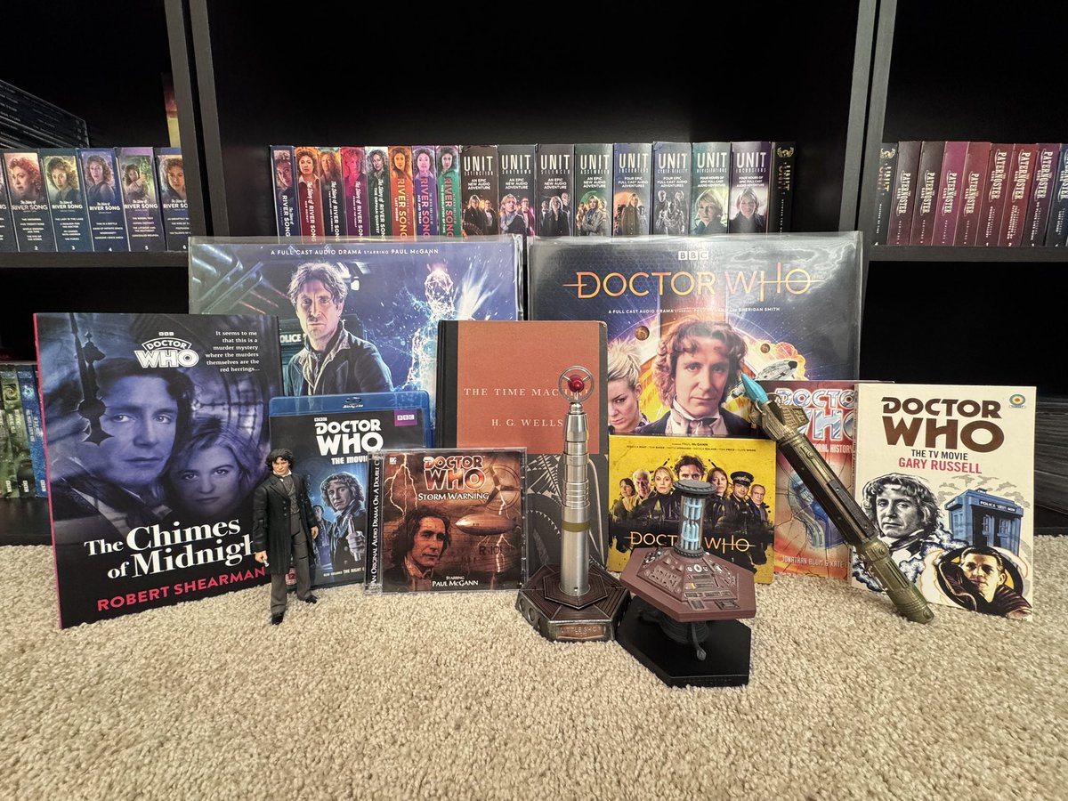 Happy #McGanniversary! To celebrate I thought I’d share a small selection of Eighth Doctor stuff in my collection, ranging across all media. Here’s to many more years of my favorite incarnation of the Doctor! #McGannuary
