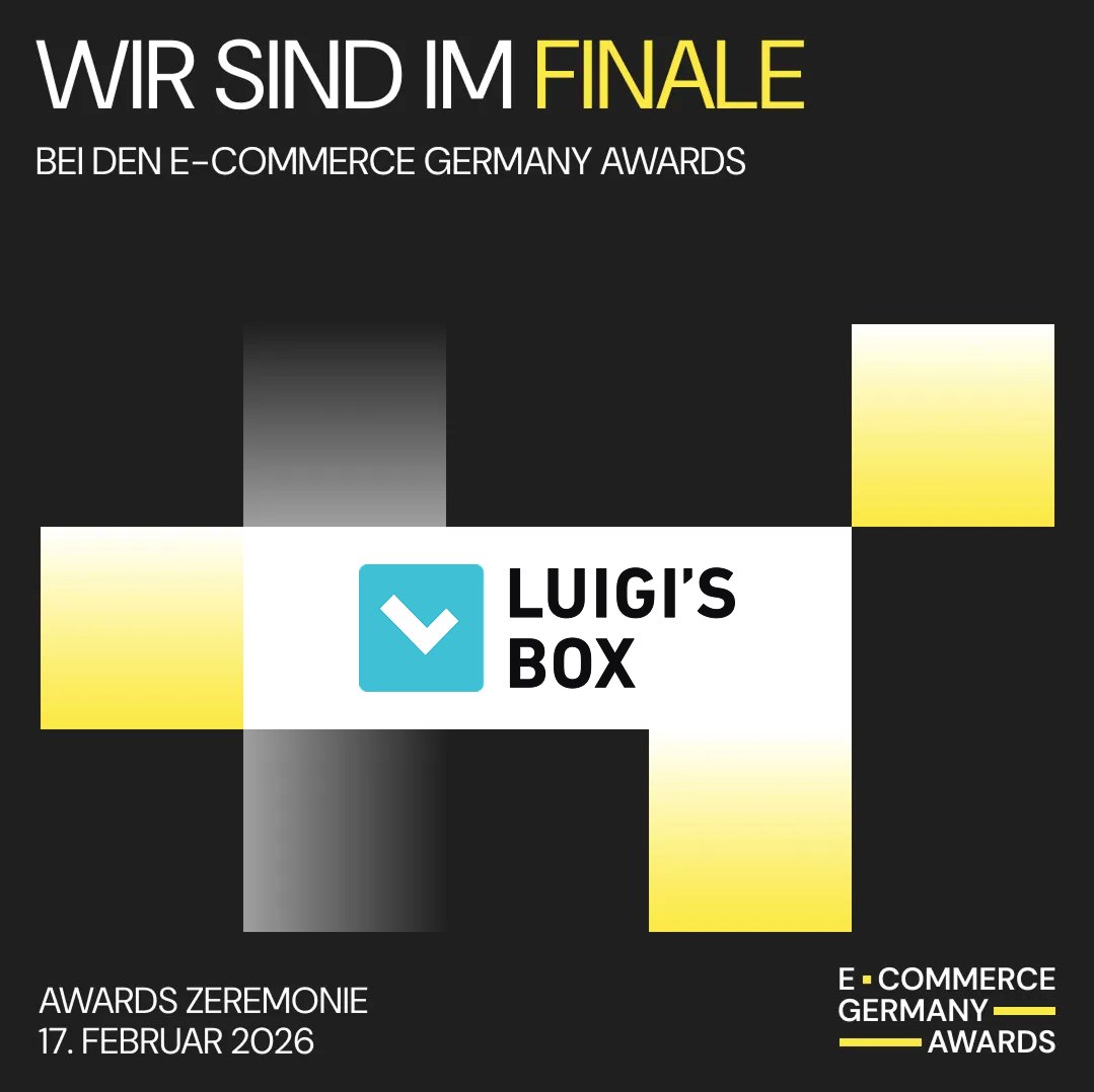 Luigi’s Box hat im Public Voting der E Commerce Germany Awards die meisten Stimmen in der Kategorie Personalisierung &amp; CX erhalten. 
Vielen Dank an alle, die abgestimmt haben. Die Gewinner werden im Februar 2026 in Berlin bekannt gegeben.
#Ecommerce #CX #Personalisierung