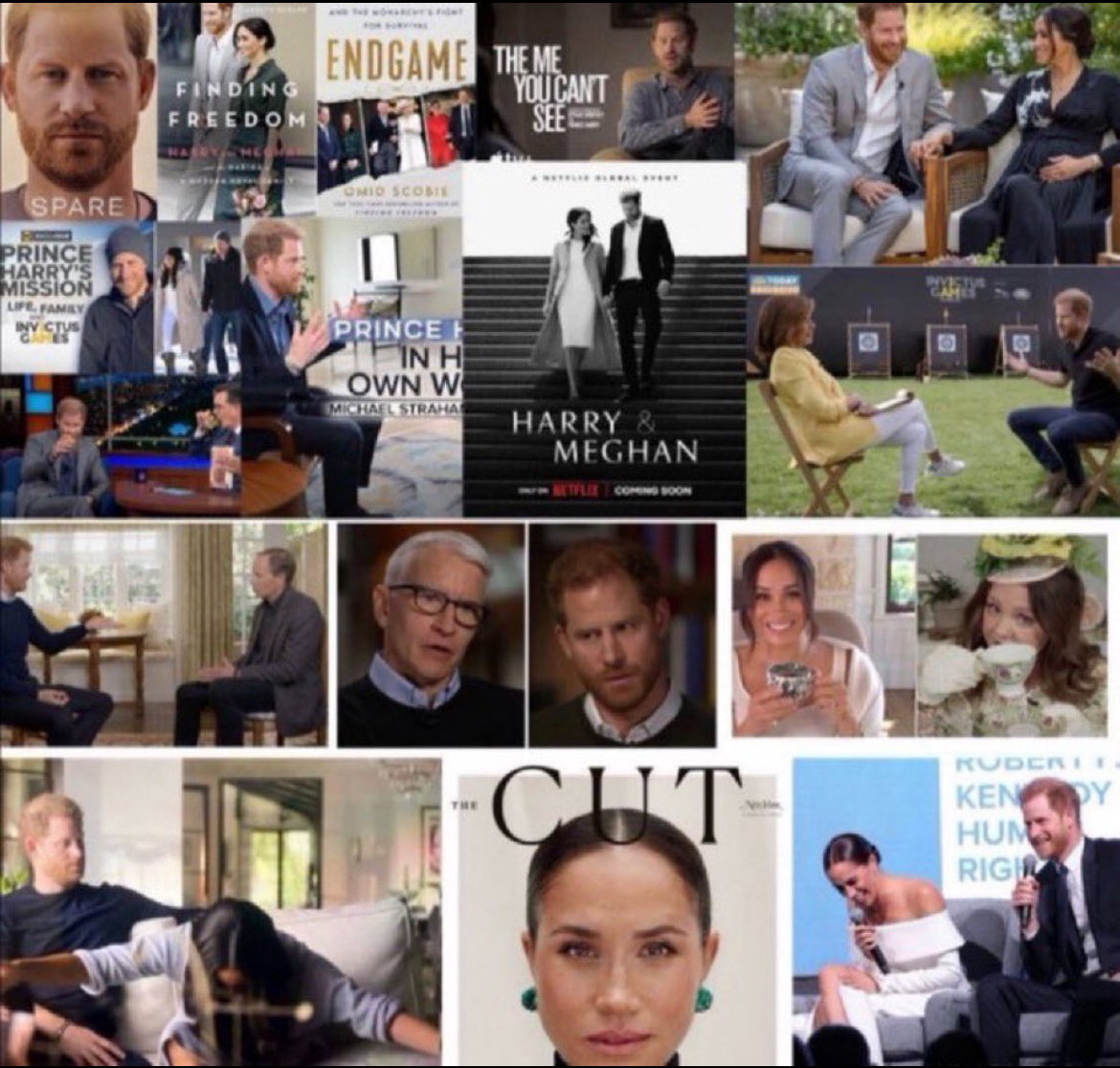 freedom_007__'s tweet image. A teary Prince Harry tells the High Court that his life has been “commercialised” by the media, and that it's made Meghan Markle’s life “an absolute misery”🙄

Harry is so dumb, his wife commercialised them both and they sold their private lives to the media💰….lying hypocrites!