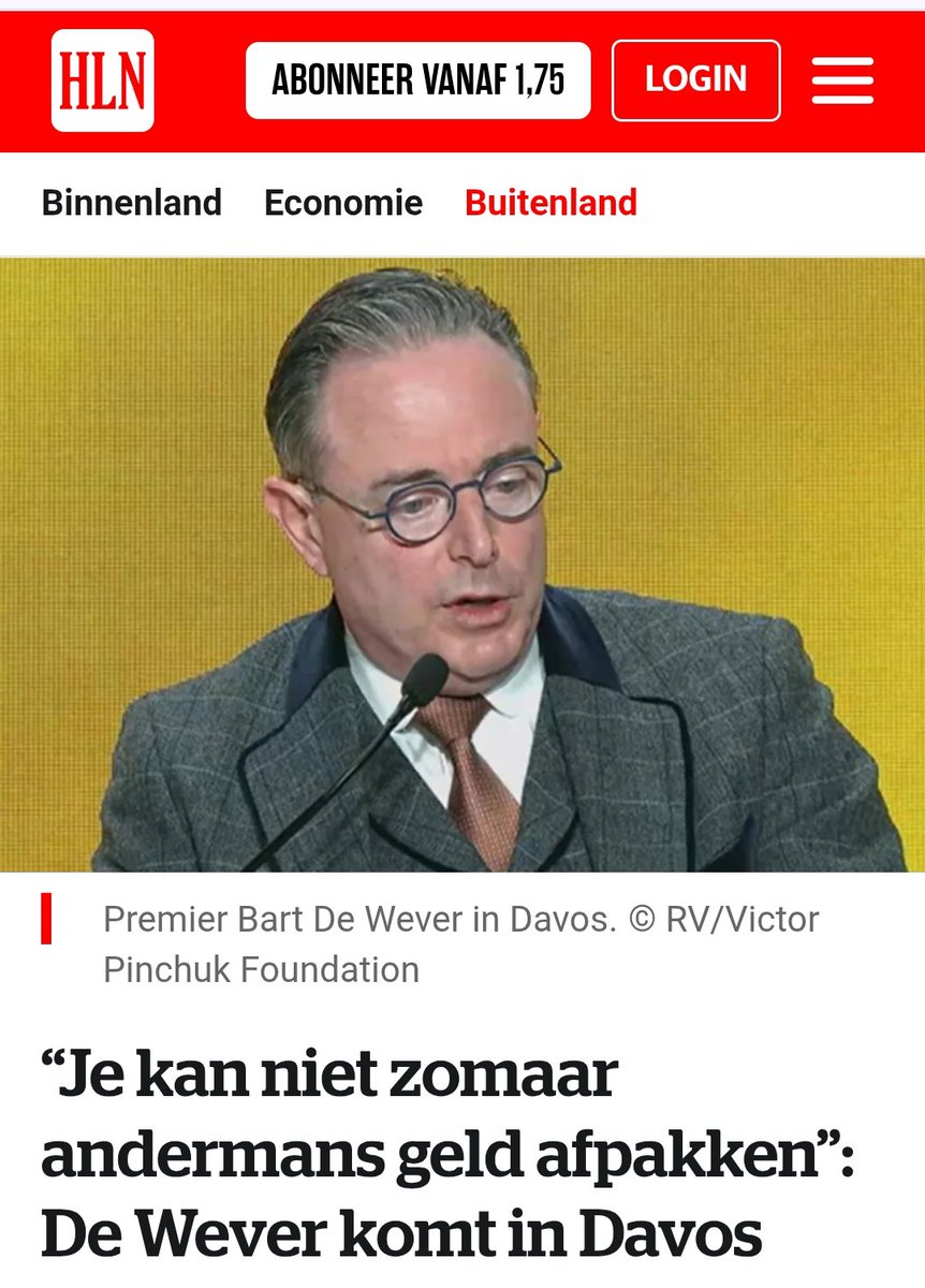 De man die met 55 % van mijn loon gaat lopen...