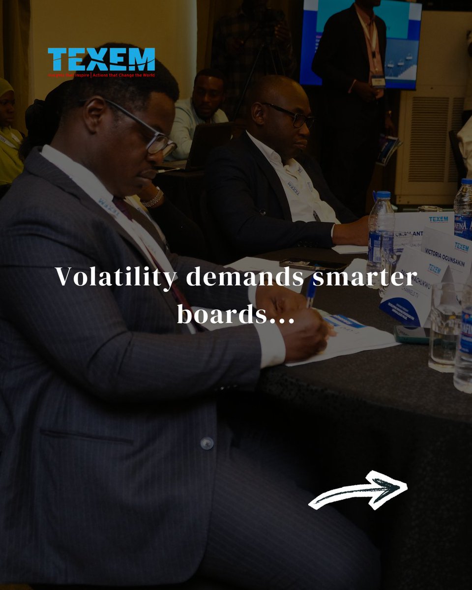 Texem_UK's tweet image. Volatility separates reactive boards from foresight-driven ones.

What signals might your board be missing right now?

#LeadwithCourage #ExecutiveInsights #LeadershipDevelopment