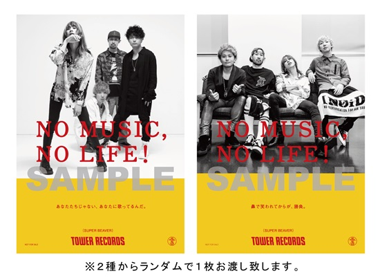 TOWER_Online's tweet image. 【#SUPERBEAVER】

✨タワレコオンライン限定✨
対象商品をご購入の方に先着で謹製スマホサイズステッカー(NO MUSIC, NO LIFE.絵柄)をプレゼント!!

🎊好評につき再開🎊
どちらの絵柄が届くかお楽しみに!!

🔻
tower.jp/article/featur…

オンライン期間限定：1/23(金)23:59まで全品ポイント15％還元🉐