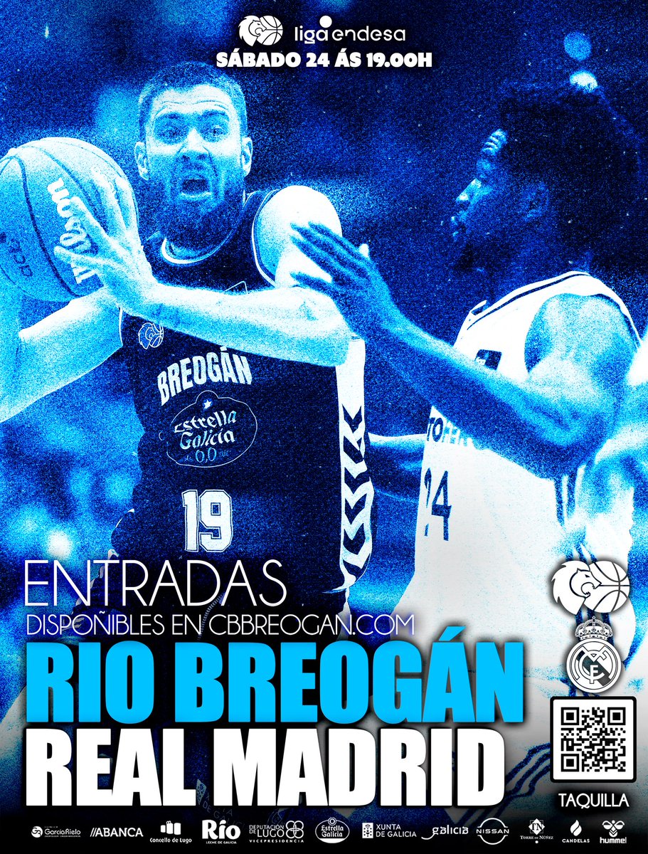 CBBreogan's tweet image. ⚠️ Non o deixes para o último momento!!
👉 Se es abonado do Breo e non podes asistir ao Río Breogán – Real Madrid deste sábado, libera o teu asento canto antes 💺⏰
💰 Lembra: a súa venda en taquilla supón un reembolso no teu moedeiro virtual, válido para descontos na tenda…
