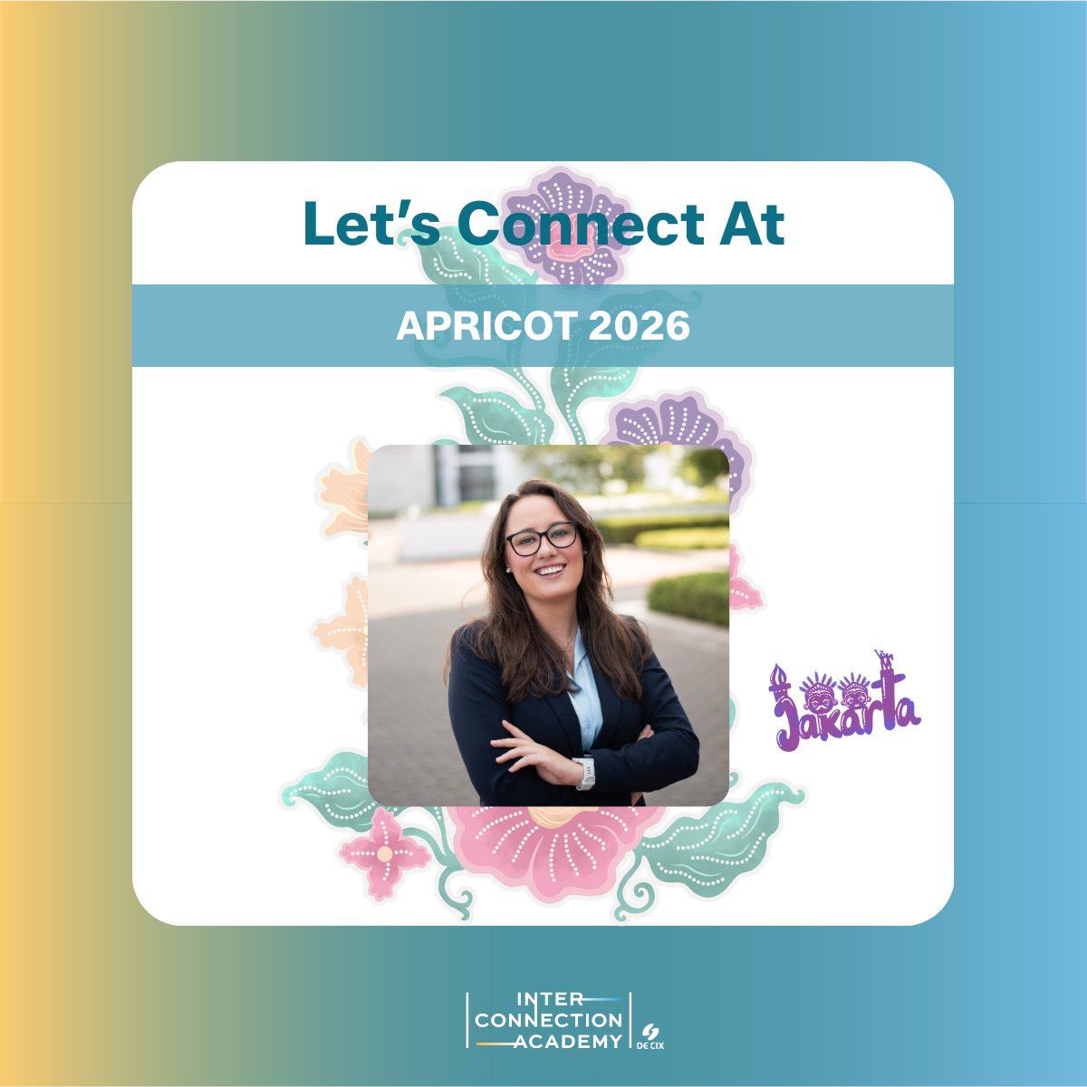 Looking forward to #APRICOT2026 in Jakarta!  

I’d love to catch up with fellow attendees to talk about interconnection, peering, and collaboration.   

You can book a time with me easily via the meeting tool. 💻