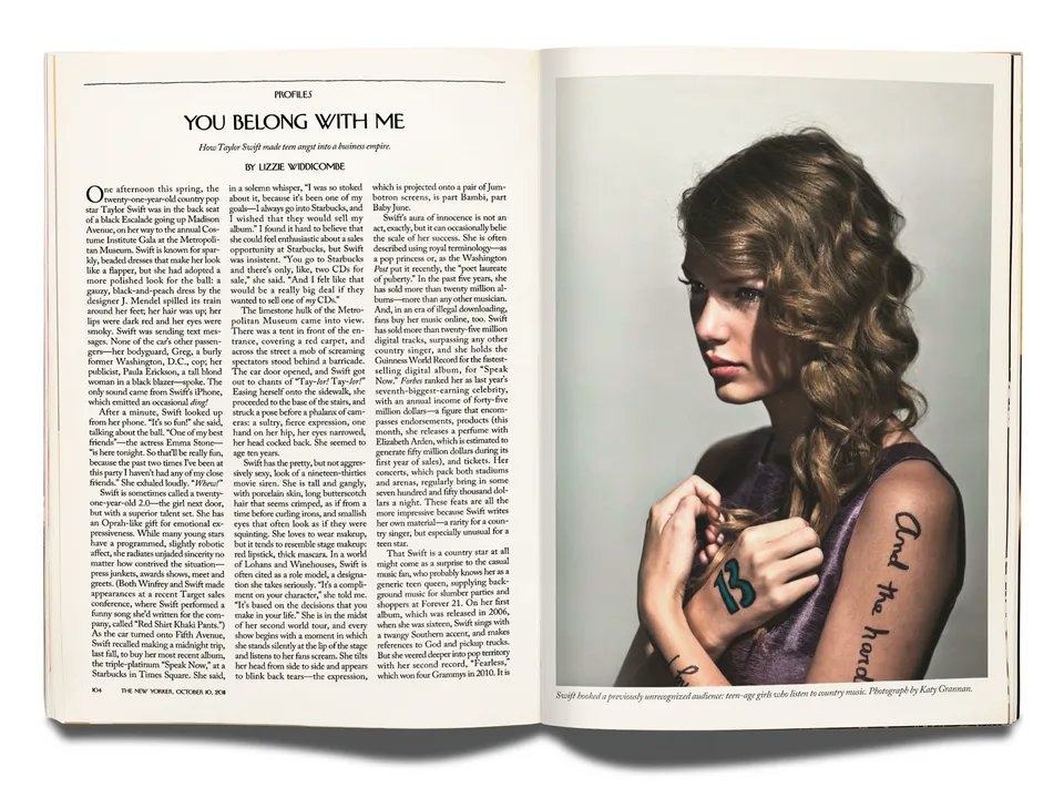TheTSD_updates's tweet image. 📰 | The New Yorker revisits a 2011 photograph of Taylor Swift by Katy Grannan, describing it as a striking portrait of Swift at 21, capturing a moment just before her ascent into global superstardom and heightened cultural scrutiny.