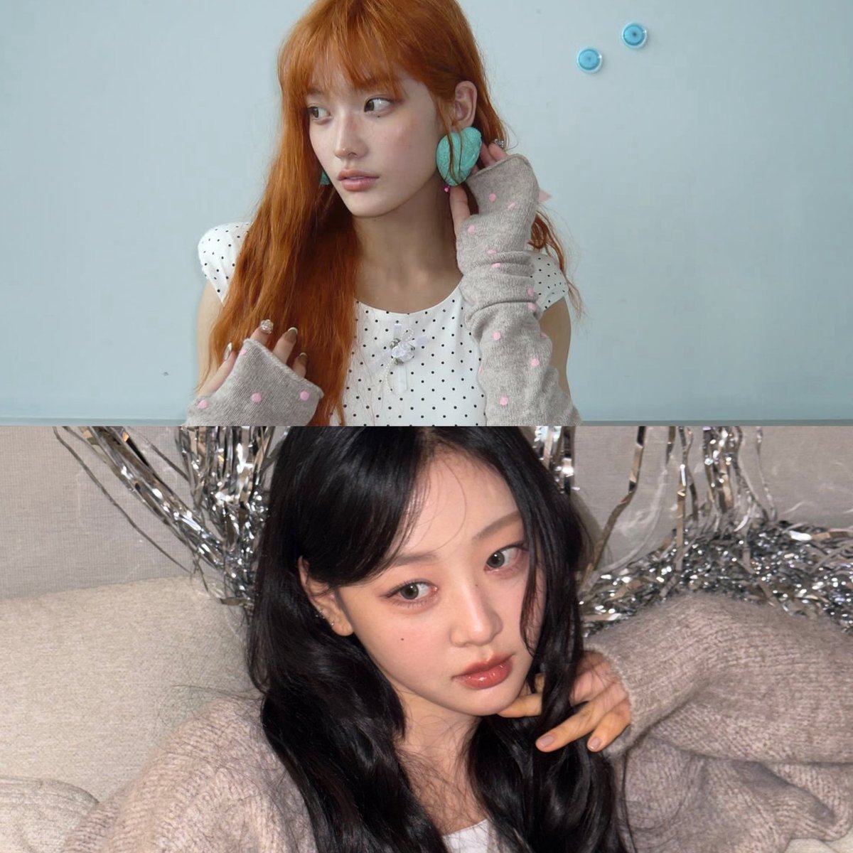 yvesupport's tweet image. #YVES react to #ILLIT’s Iroha listening to her songs:

“Iroha listens to my music”
“My favorite”
“I suddenly became a person overflowing with love”
👤 “What if Engdu stans Iroha?”
ㄴ “That’s totally possible”
“Any hate toward Iroha will be considered hate toward me”