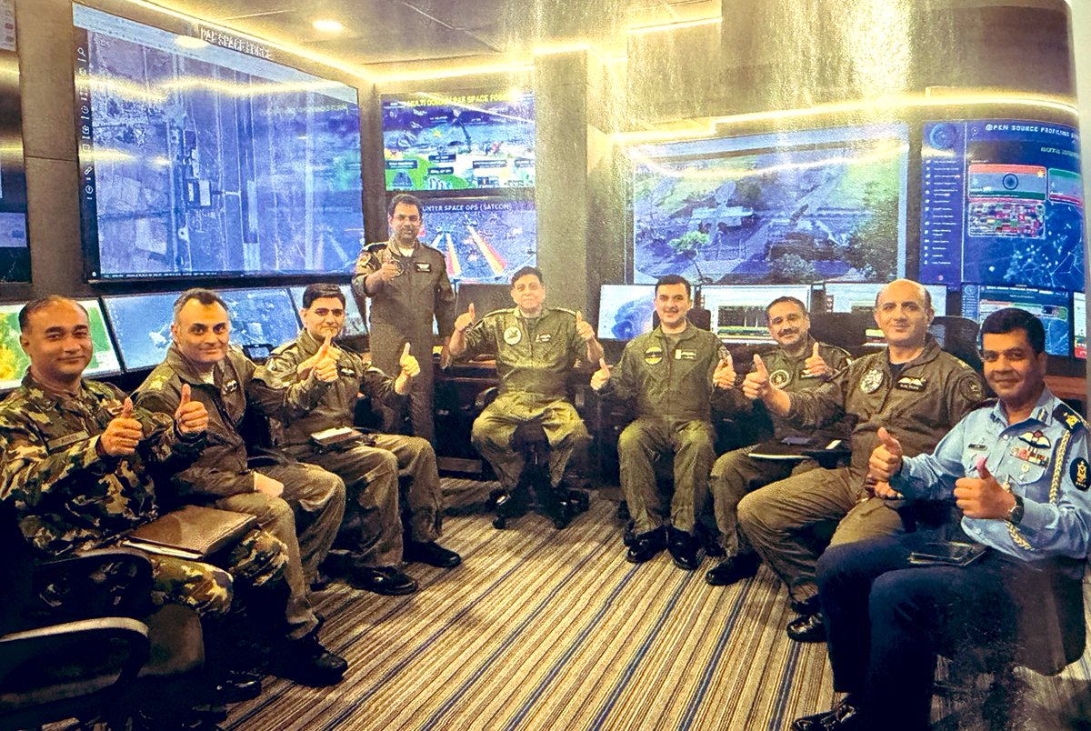 Exclusive: The Multi Domain ops room of PAF on May 7. 

According to someone , IAF bombed Nine Sites in Pakistan using long range Spice -2000 precision guided bombs at 12:30 hours on May 7th. This sent the entire PAF into chaos. 

According to that source who is very close to