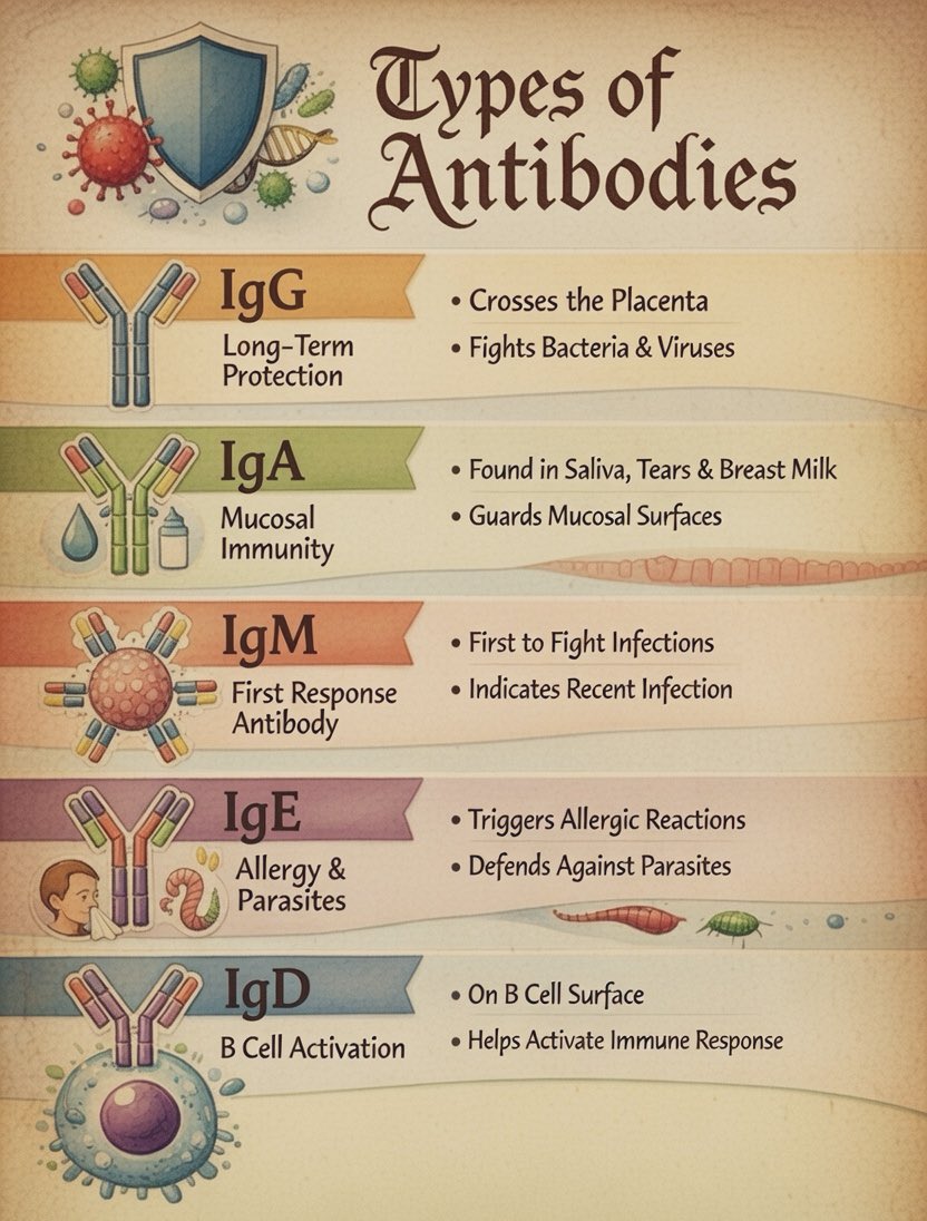 DrPharmDMDTh's tweet photo. Types of Antibodies https://t.co/tdKkLZTnQ8