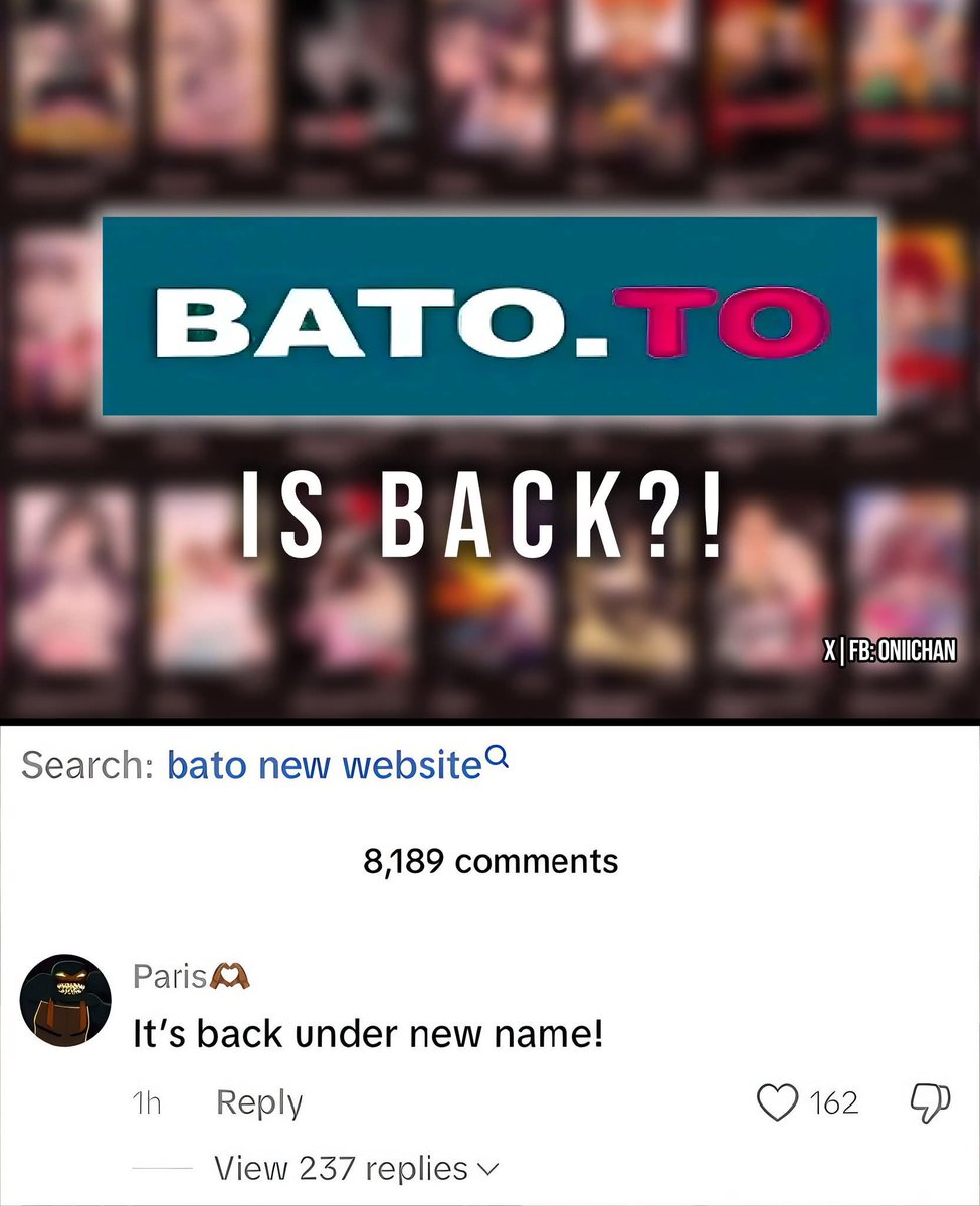 bla_shie's tweet photo. I keep seeing posts about this site, and it’s honestly making me so frustrated. I really want it, but there are so many fake or scam links everywhere. I want the site so bad, but all these fake links everywhere are stressing me out. #bato.to is back #mangareader #newname #manhua https://t.co/kOg2TvOGkr