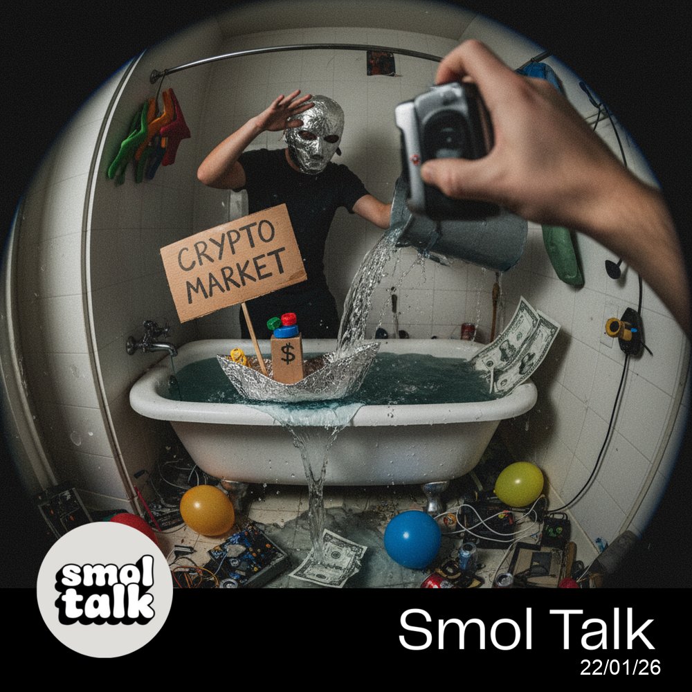 While the market is bleeding out, the <a href="/smoltalk/">SMOLTALK</a> team is dropping fire from their villa in Bali.

We listened to the whole thing, here are the 7 hottest alphas from the Space. 👇

1️⃣ Lams' Macro Take

<a href="/Lamsito_eth/">Lamsito</a> is bearish short-term.

He's expecting a $BTC drop to $84k (or even