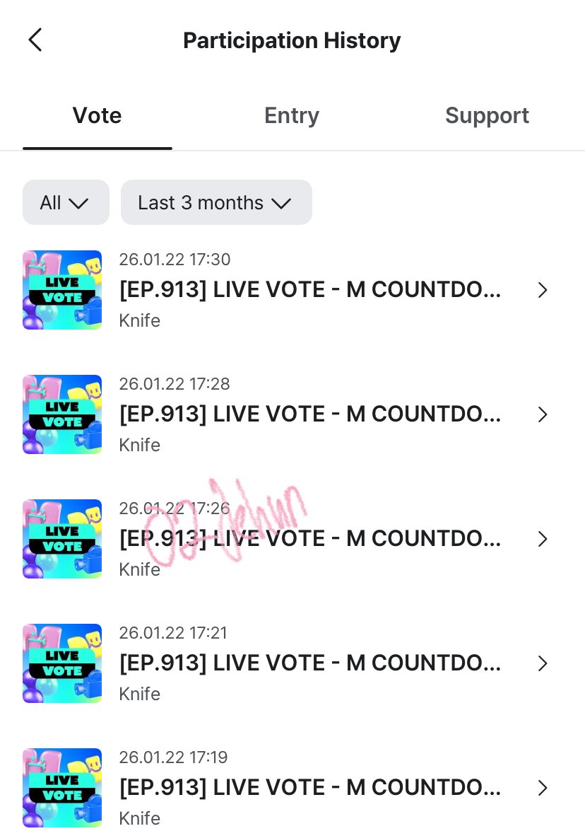 O2JEHUN's tweet image. done vote