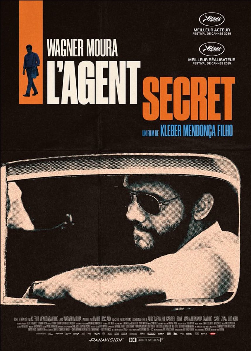 jornalnota's tweet image. "Visto numa sessão de cinema tarde da noite, 'O Agente Secreto', de Kleber Mendonça Filho. Uma conquista monumental. Uma obra brilhante, de cunho social e político, que beira o suspense paranoico, cativante com seu enredo complexo e envolvente e direção sublimemente fluida. Uma…
