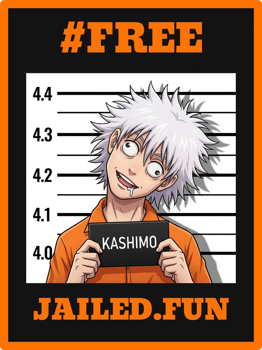 KashimoGod's tweet photo. i got life sentence 😭💀

moving into @Jaileddotfun soon

[ drop your mugshot here👇] https://t.co/ugvHVBxS7c