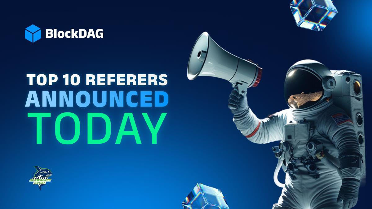 blockdagnetwork's tweet image. 🏆 TOP 10 REFERERS ANNOUNCED 🏆

💰 Today we’re announcing our Top 10 Referers who earned USDT during the BlockDAG presale.

🔥 Referrals that paid
⚡️ Community-powered growth
🚀 More rewards ahead

👀 Stay tuned for the reveal.

Let’s GO BlockDAG! 🚀

#BlockDAG #USDT #Referrals