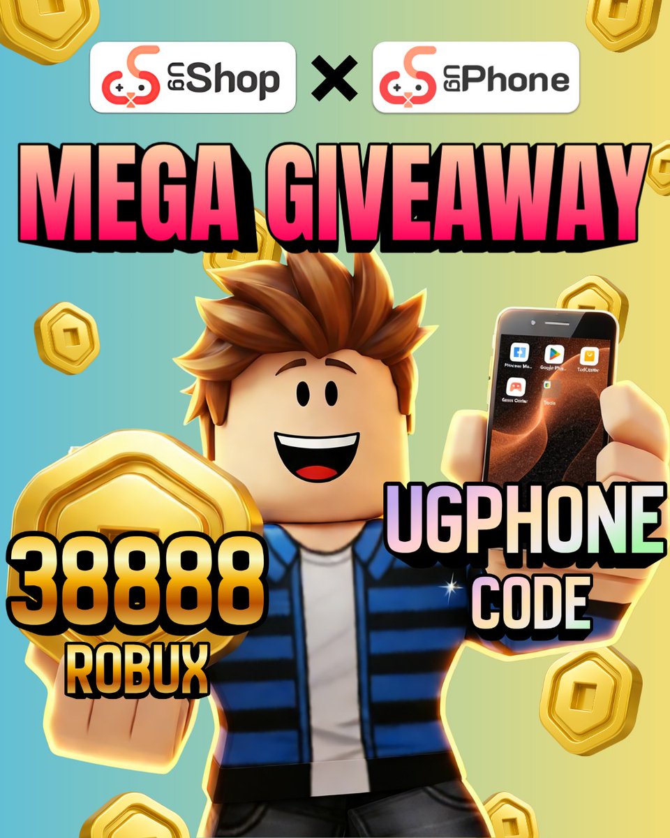 🔥 UgShop ✖️ UgPhone MEGA GIVEAWAY 🔥

🔥 HOT DEAL: Get 50% OFF on Robux at UgShop right now! ⚡

🔗 BUY CHEAP ROBUX HERE: ugshop.short.gy/twitter

🎁 Prizes:  
🎗 100% win UgPhone GVIP 6H Code!!!
🎗 1000 Robux × 1（For Everyone）
🎗 1000 Robux × 5（For Buyer）

📕 Requirement：