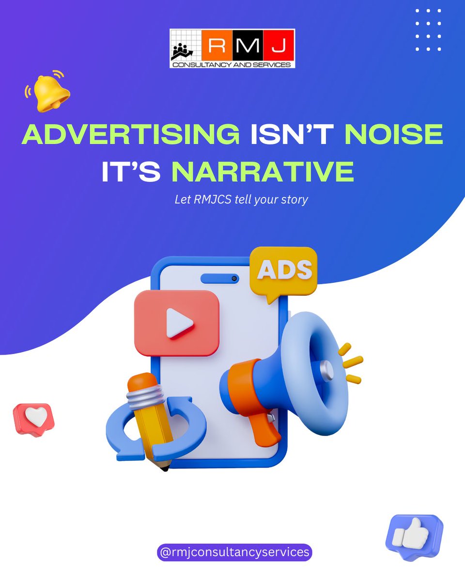rmjconsultancy's tweet photo. Advertising should be storytelling, not clutter.

#RMJConsultancy #branding #EventManagement #rmjcs #consultancy #advertise #advertisment
#outdooradvertising #socialmedia #marketingconsultant #tvc #jingles #socialmediamarketing #OOH https://t.co/IE2zQb5yIa