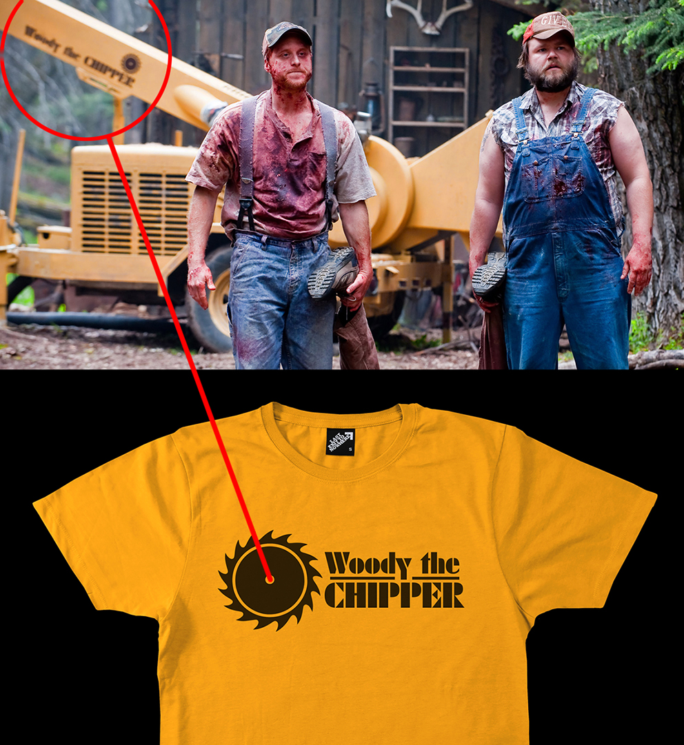 LASTEXITshirts's tweet image. The hugely entertaining 'Tucker and Dale vs Evil' premiered at the Sundance Festival on this day in 2010. We're considering releasing this 'Woody the Chipper' T-shirt inspired by it - who's down for one if we do?
LastExitToNowhere.com