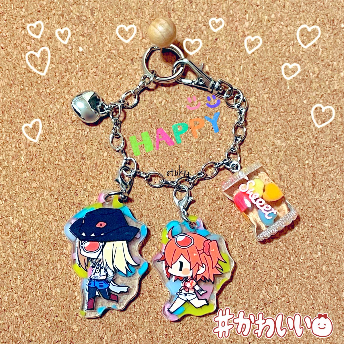 ポカぐだ♀ちゃんのアクリルチャーム届いたよ〜❣️❣️
