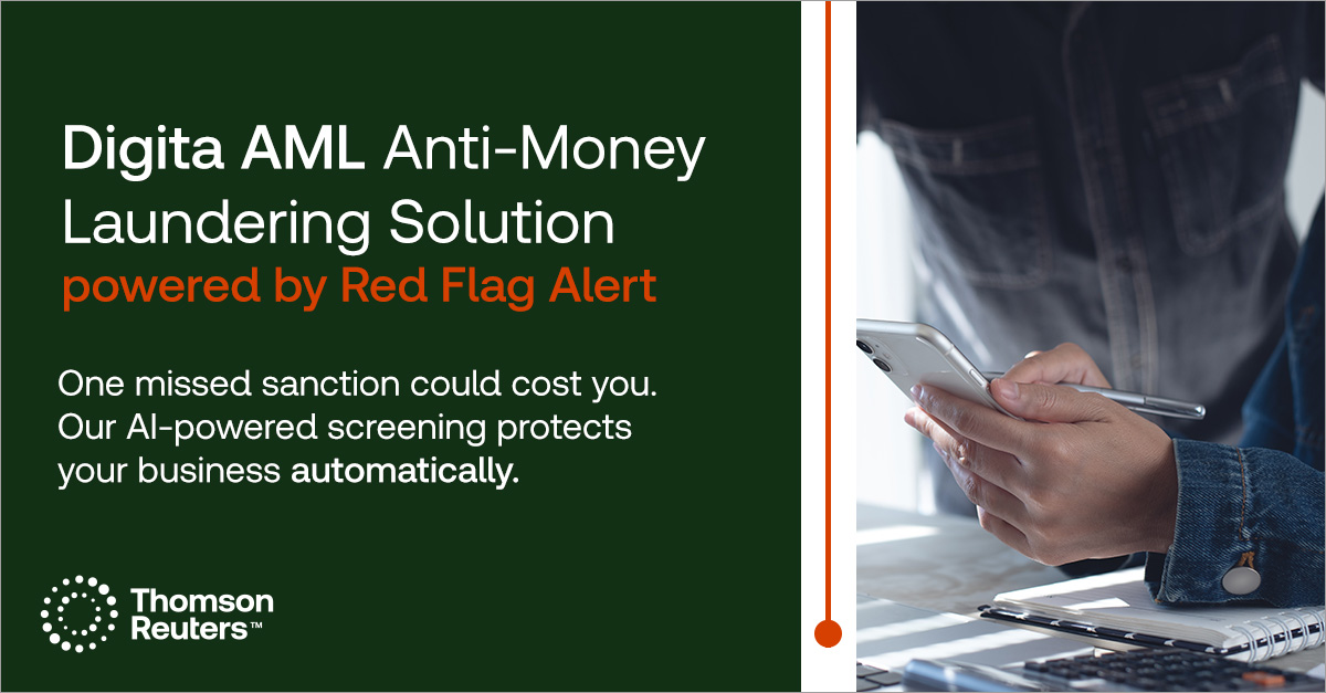 Missed sanctions alerts = regulatory exposure. Digita AML's AI screens clients 24/7 against OFAC, U.N., EU &amp; U.K. sanctions lists automatically. Up to 100 monitor alerts per client. 90-second verification. Audit-ready. ow.ly/2ek450Y0iAJ
Request demo: ow.ly/z2aP50Y0iAK