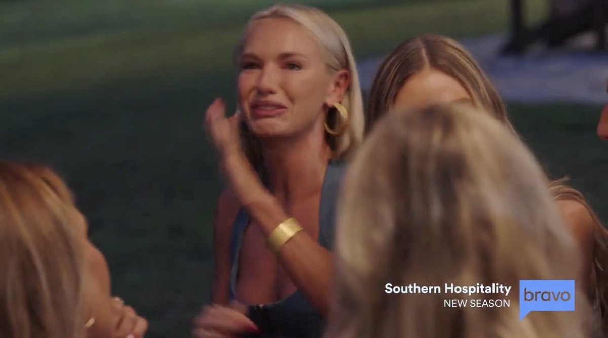 queensofbravo's tweet photo. We don’t get one, two, or three - we get FOUR signature Emmy freak outs in a 2-minute trailer. Reality TV is about to get so good again 😭 #SouthernHospitality https://t.co/KbBiKFXnGb