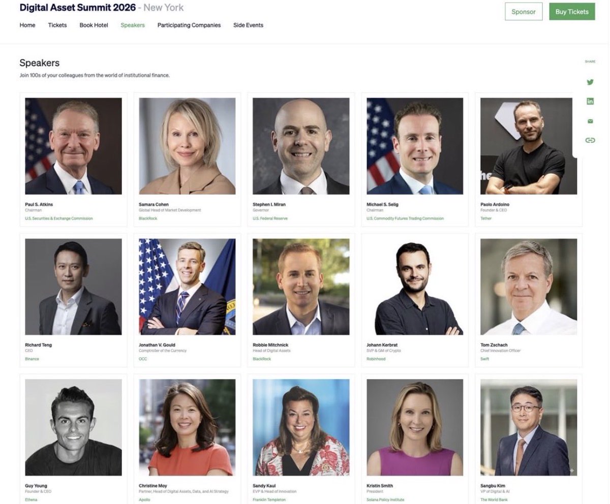 Digital Asset Summit 2026 (@blockworksDAS) / Posts / X