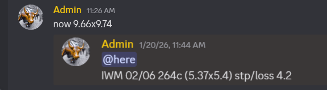 $IWM double

$SPY $SPX $QQQ $LMND $BABA $FXI $JD $ENPH $MU $SNDK $AAPL $NVDA $TSLA $MP $GLD $CDE $HIMS $SOFI $BA