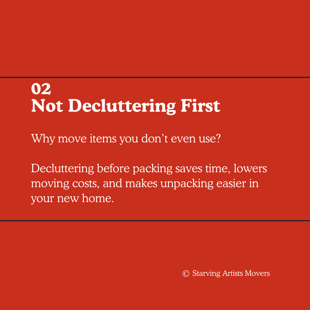 SAMoversNH's tweet image. Moving soon? Avoid these 4 common mistakes 🚫

Knowing what to avoid helps you move smarter and with confidence. A little planning goes a long way.
#MovingTips #MovingMistakes #StarvingArtistsMovers