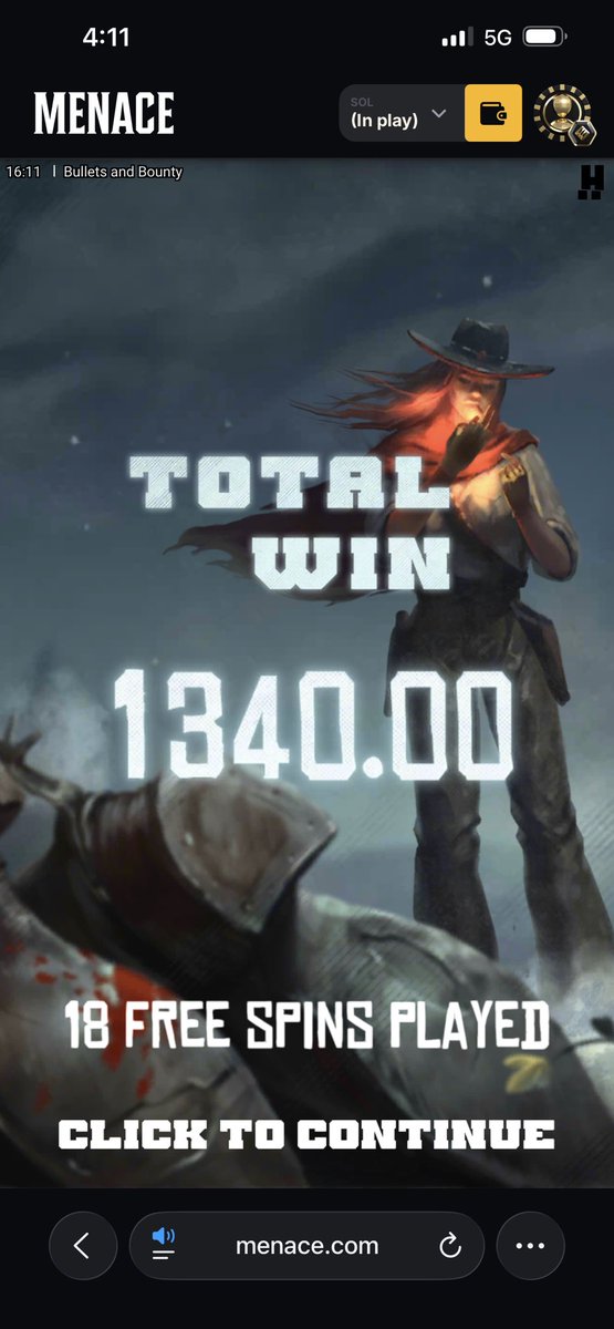 Just casually ran $500 → $5,000 on <a href="/menacedotcom/">Menace.com</a> 😮‍🔥💸📈

Running a $200 GIVEAWAY 🐸🔥
4 WINNERS — $50 EACH 💰💰💰💰

How to enter 👇👇
✅ Follow me &amp; <a href="/menacedotcom/">Menace.com</a> 👥💚
✅ ❤️ Like &amp; 🔁 Repost 🚀
✅ Drop your Menace ID 🆔⬇️
✅ Use my code “YAHYA” 🧾✨ (optional but will help