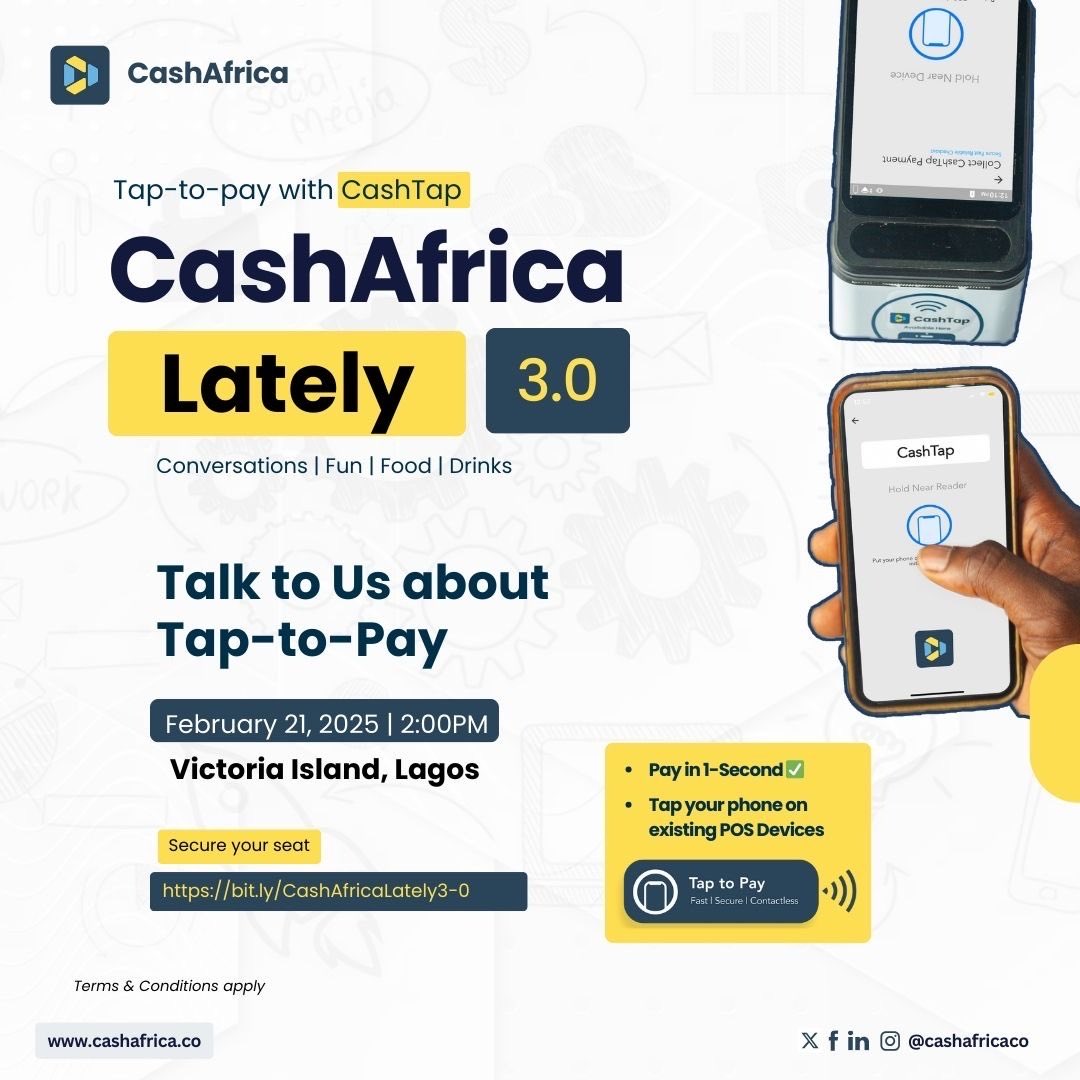 CashAfrica Lately is back 🎯

Over the months, we’ve brought our users in small groups to engage and share feedback that helped us understand where tap-to-pay feels magical