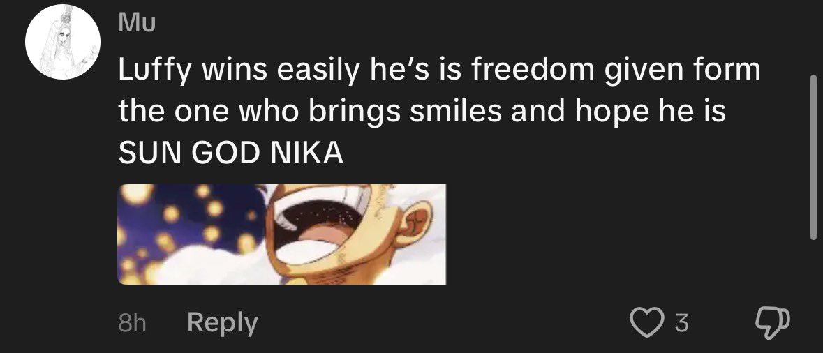 One piece fans genuinely the most corniest fan base ALIVE.