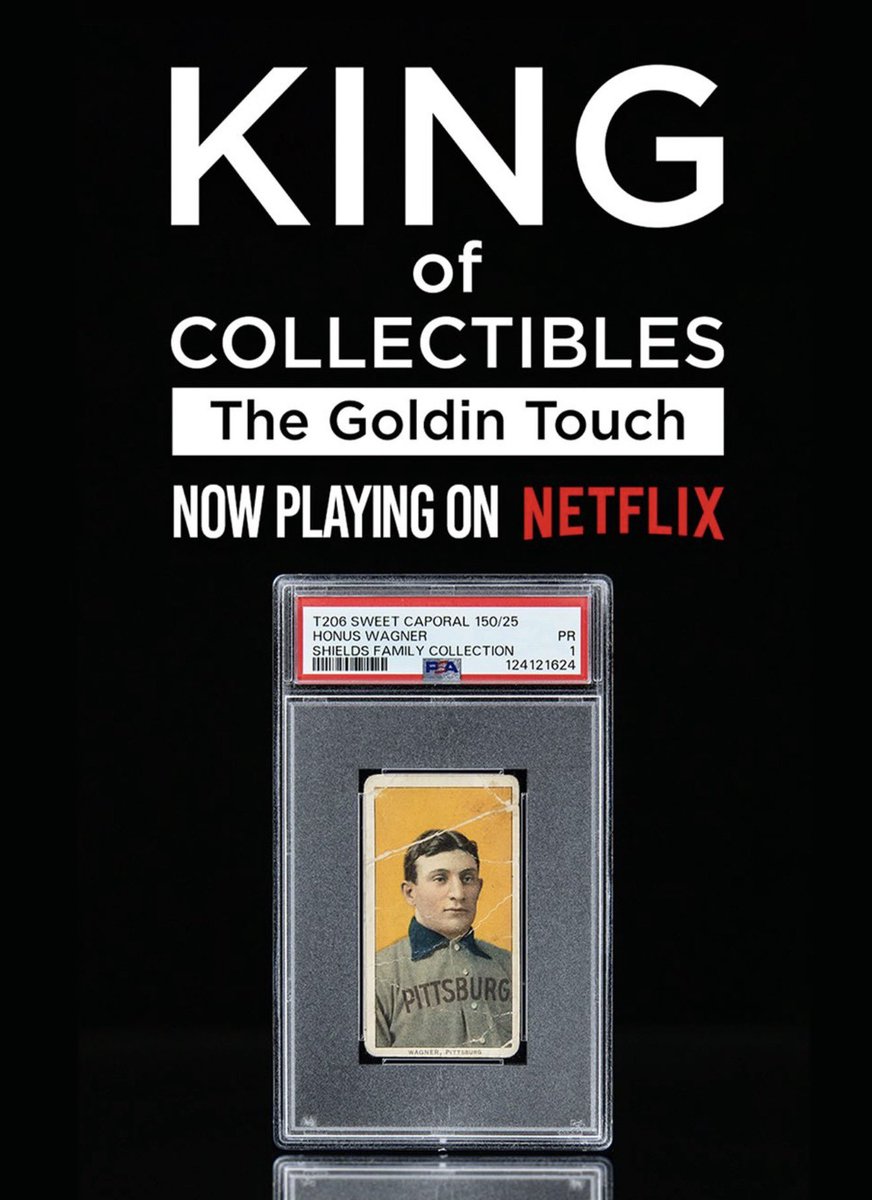 A newly discovered Honus Wagner (PSA 1), featured on Season 3 of King of  Collectibles @netflix, is already up to $4.1M in bids @GoldinCo… and there  are still 30 days left. 🤯🤯🤯