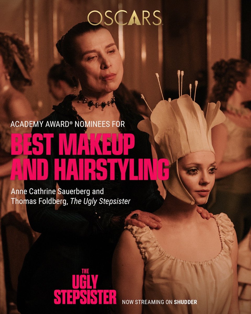 One year ago today, The Ugly Stepsister made its world premiere at Sundance.

Today, it marks Independent Film Company and Shudder's first-ever Academy Award® nomination for Best Makeup and Hairstyling! Congratulations to Oscar® Nominees Anne Cathrine Sauerberg &amp; Thomas Foldberg.