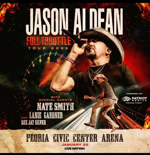 973NASH's tweet photo. LOW TICKET ALERT for Jason Aldean tonight at Peoria Civic Center, that means almost sold out, DO NOT wait to do a walk up to the ticket window to do your ticket purchases! Here's what remaining.. https://t.co/RCUxtSAgGW https://t.co/j66yll7D8u