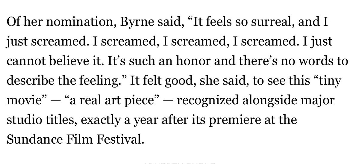 lionesspike's tweet image. rose byrne on her first oscar nomination.. im crying im so happy for her 🥹 #oscars