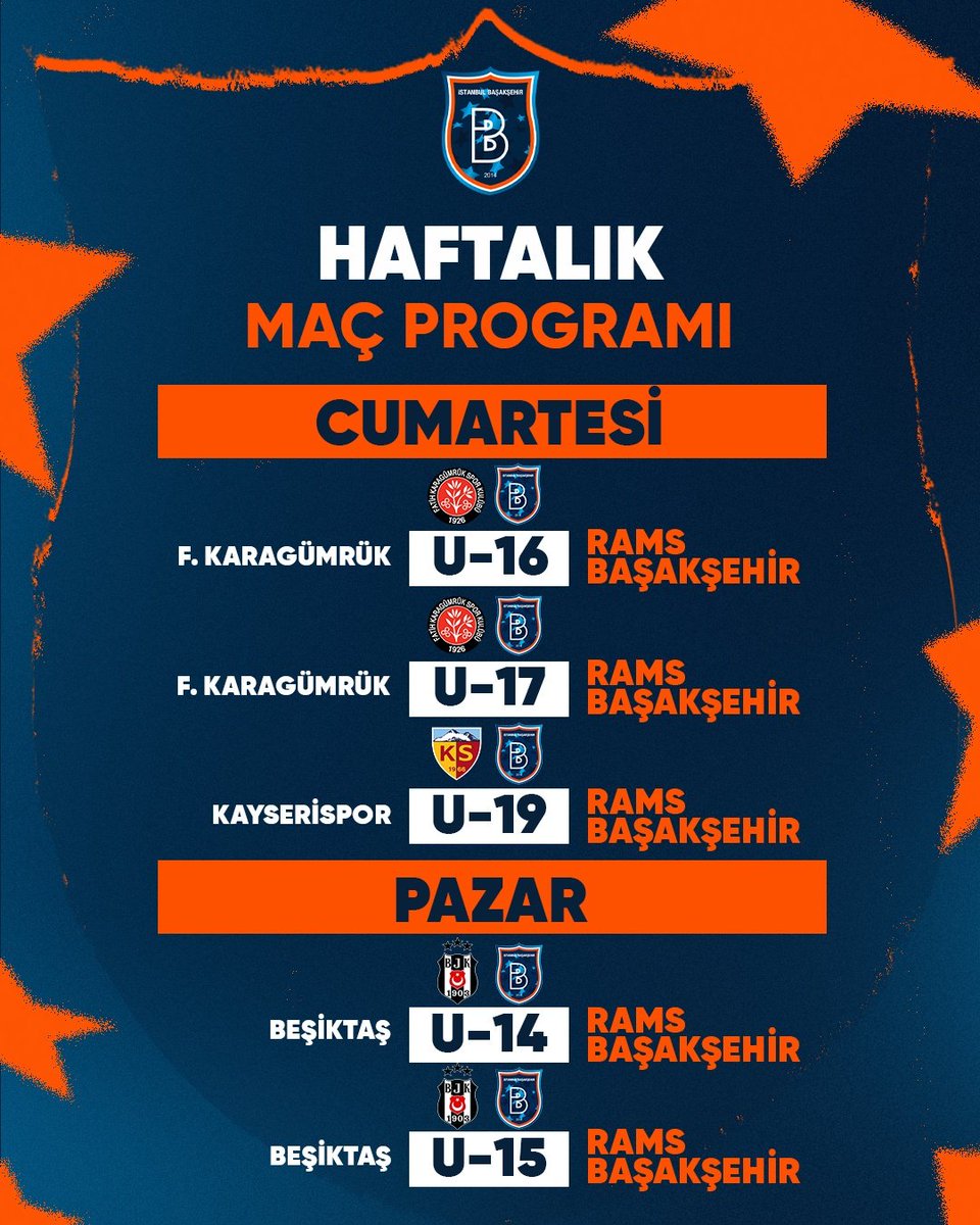 ibfkAkademi's tweet image. 🗓 Akademimizde Haftalık Maç Programı |