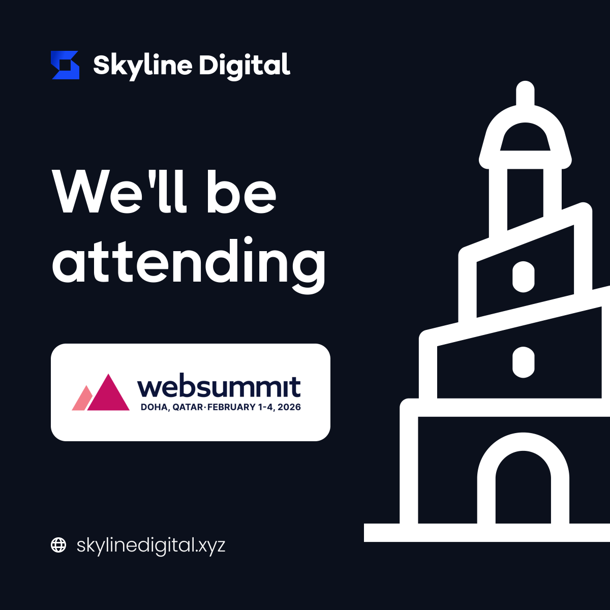 🌍🚀 Our team will be in <a href="/websummitqatar/">Web Summit Qatar</a> this Feb, joining global innovators, founders, and industry leaders shaping the future of technology and finance.

If you’re attending, let’s connect and talk about what’s next for digital finance 🤝

#WebSummitQatar #Fintech #Web3 #Crypto