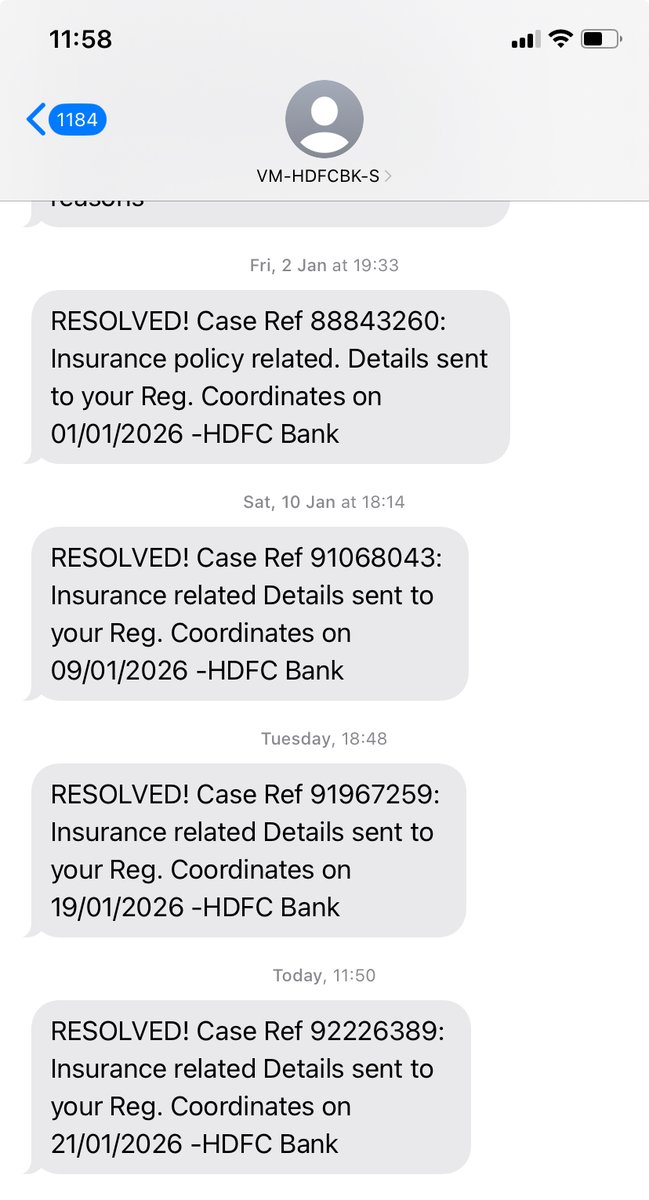RAMBOTAMILE's tweet image. HDFC Life marked my complaint as resolved—without providing proof of consent, COI delivery, or lapse notice.
Each reply deflects:
📩 “Expired”
📩 “Your father requested”(shifting burden)
📩 “Wrong team”
Regulators, take note.
#IRDAI #InsuranceOmbudsman @HDFC Life ,