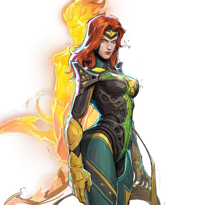 X0X_LEAK's tweet image. ‼️NEW PHOENIX - Suit Skin

Phoenix will recieve a skin where she wears a formal black suit with a high ponytail!
#marvelrivals