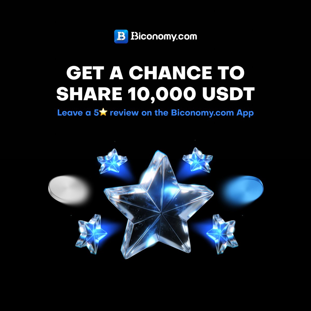 Let’s fill the app stores with 5⭐️ for the <a href="/BiconomyCom/">Biconomy.com</a> App! 🔥

📝 How to join:
1️⃣ Download the App &amp; Sign up
2️⃣ Drop your 5⭐️ review on App Store / Google Play ✅
3️⃣ Like + Retweet and tag 2 friends
4️⃣ Submit your screenshot via form 👉 space.biconomy.com/event/17689863…

🏆 Rewards:
🎁