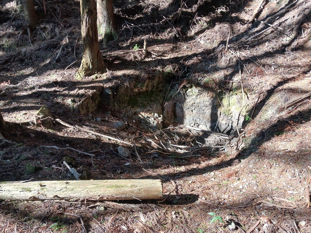 _enkohearts_'s tweet photo. 南条山城井戸跡⛰️

岩掘ってる⛏️
以前来た時は水在ったなぁ💧

1段上にも井戸在るけど、今回は見ず💧

#姫路市夢前町宮置 https://t.co/8ORJZl03HA